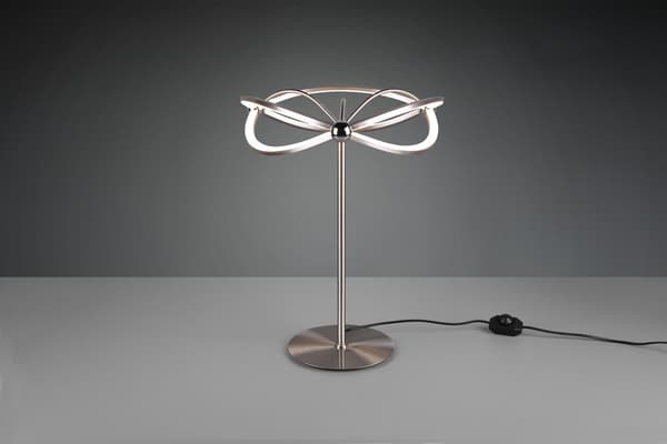 Bordlampe CHARIVARI sølv Trio 521210107