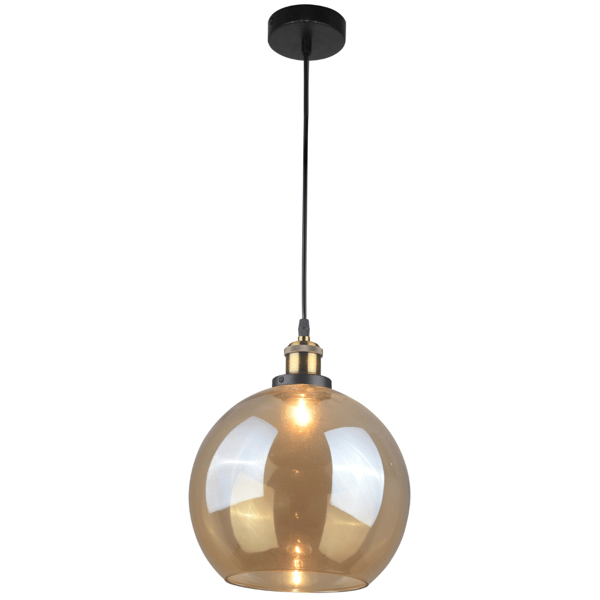 IRWIN 316202 Polux ravfarvet E27 pendellampe