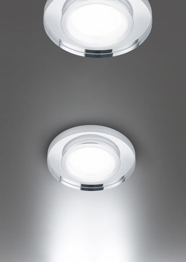 Infälld spotlight PIRIN silver Trio 652100152