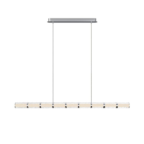 Moderne krom vandret akryl rør LED pendel 37W LOVE Maxlight