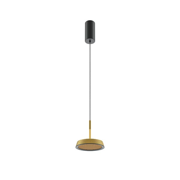 Moderne sort-guld honeycomb LED pendellampe 12W EL Maytoni