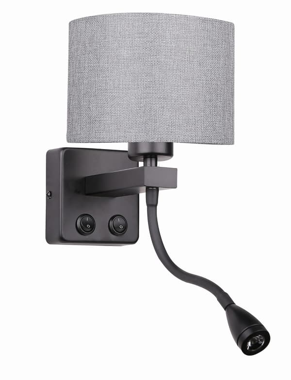 Candellux POLO 21-75499 seinävalaisin, musta