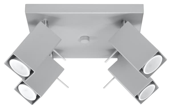 Loftlampe MERIDA 4 Grå Sollux Lighting SL.0458