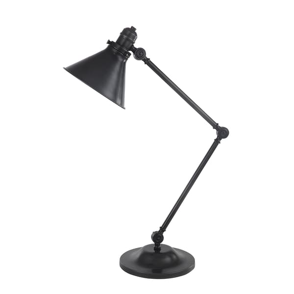 Retro skrivebordslampe Provence gammel bronze Elstead