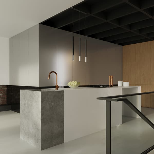 MOZAICA 1 pendellampe sort/krom Sollux Lighting SL.0885