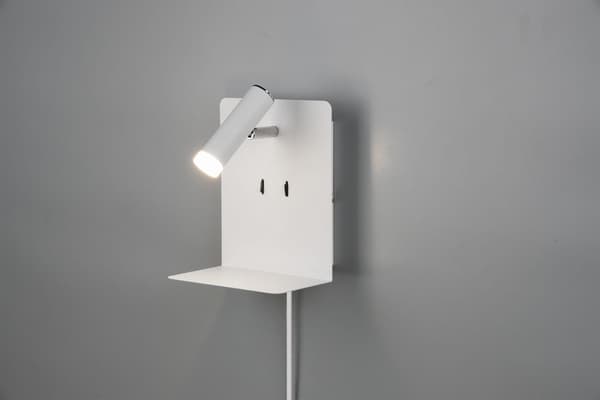 Vägglampa ELEMENT vit Trio 222570231