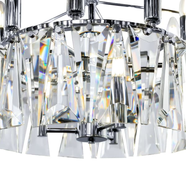 Krystal lysekrone krom Puntes Maytoni MOD043PL-12CH
