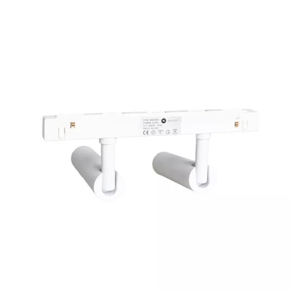 Magnetisk spotlight vit dubbelsystem ZIGBEE 10W 806lm 2700/5000K Maxlight