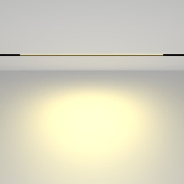 Sort lineær LED-skinnespot 24W 2700K BASIS Maytoni Technical