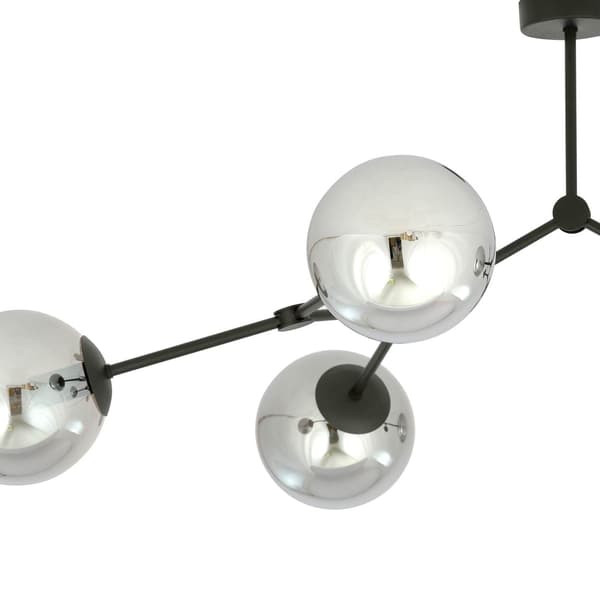 Emibig loftlampe 4xE14 40W SPACE 4 SORT/GRAFIT 1134/4