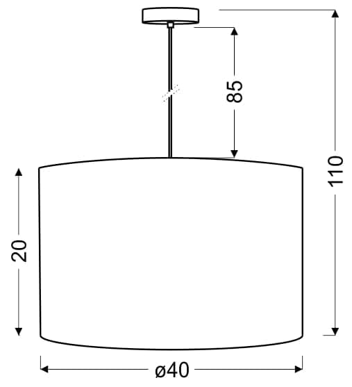 Candellux TIMBER 31-56699 pendel, sølv