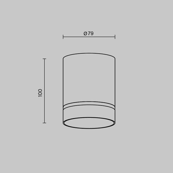 Maytoni Technical Orlo loftlampe Maytoni C085CL-9W4K-W