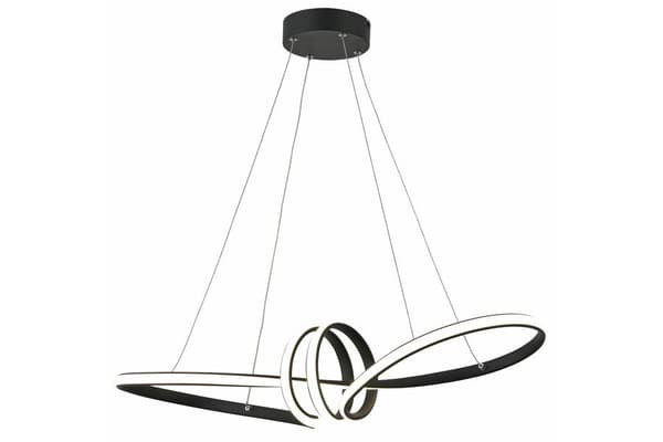 Moderne designer sort pendel Canbera LED 40W REA338901-30 Reality
