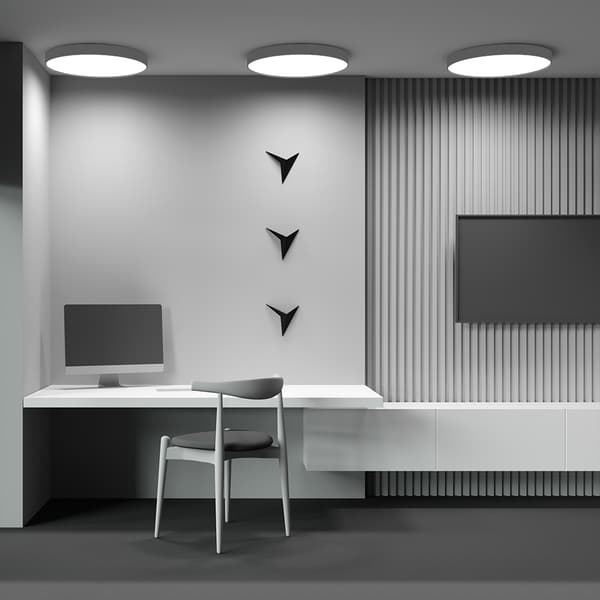 Moderne loftsplafond guld mat rund LED 90W ZON Maytoni Technical