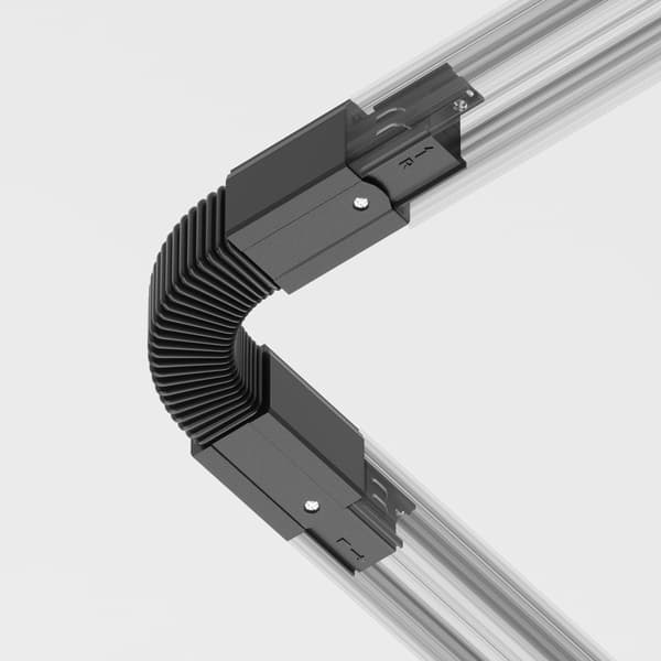 Fleksibelt stik til skinnesystemer sort TRINITY Maytoni Technical
