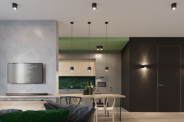 Væglampe ORBIS 1 Sort Sollux Lighting SL.0048