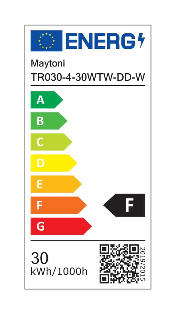 Hvid lineær LED-skinnespot 30W BASIS Maytoni Technical