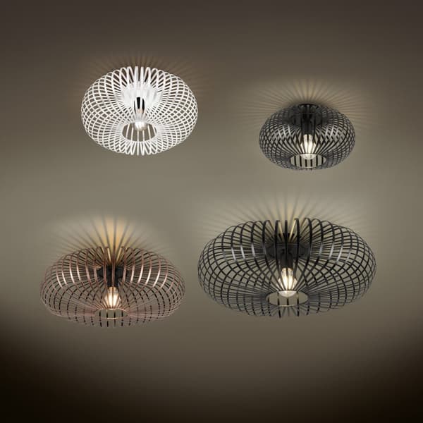 Moderne loftlampe JOHANN sort Trio 606903032