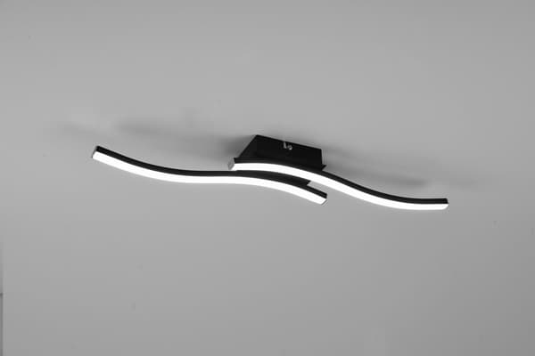 Moderne loftlampe indbygget LED ROUTE sort RL R62472432