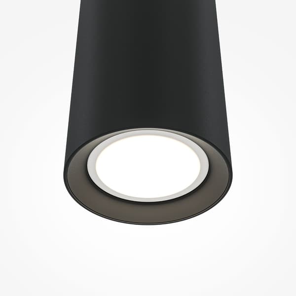 Maytoni PRO FOCUS moderne sort kort rør pendel 1xGU10 6W