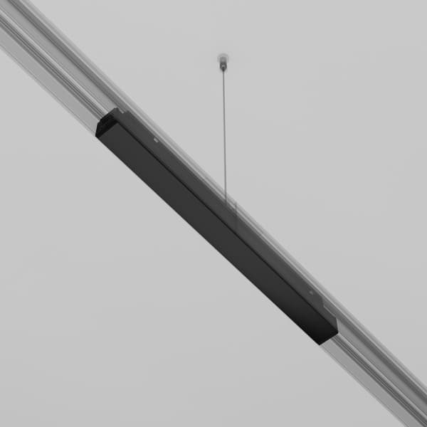 Indbygget strømforsyning til skinnesystemer sort 100W EXILITY Maytoni Technical