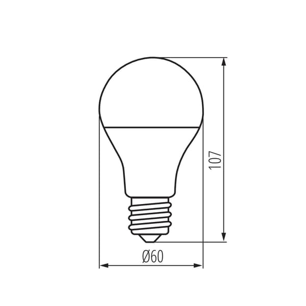 RAPID PRO v2 LED E27 8W neutral pære Kanlux 22946