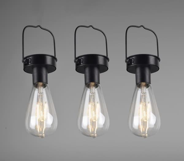 CAMPUS SOLAR bærbar udendørslampe sort RL R35146132