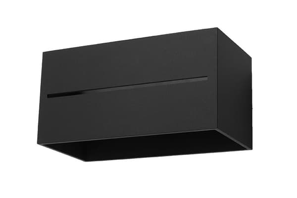Væglampe LOBO MAXI sort Sollux Lighting SL.0530