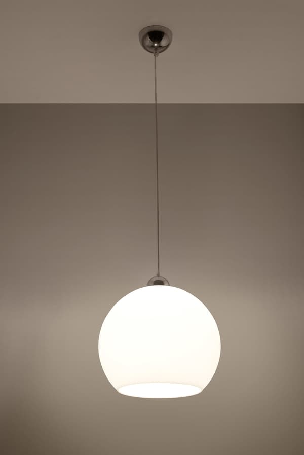 BALL Hvid pendel Sollux Lighting SL.0256