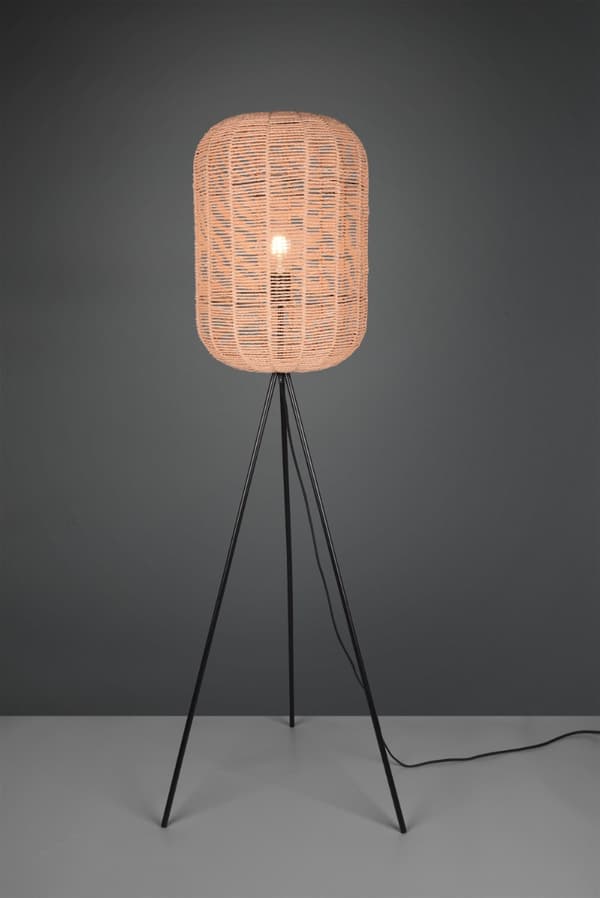 RUNA gulvlampe sort Trio 403000132