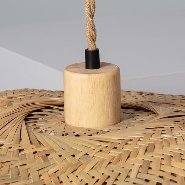 Bambu Hänglampa Hatt Boho Abruzzo Ponti E27