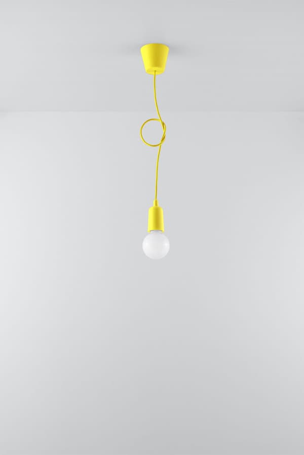 DIEGO 1 gul pendellampe Sollux Lighting SL.0578