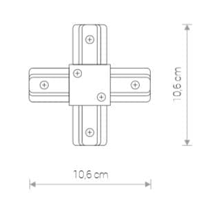 Nowodvorski X-CONNECTOR WHITE 9190