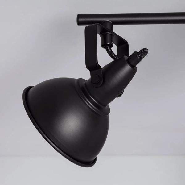 Retro Loft Sort Loftlampe 75cm 4xE14 Abruzzo Orte