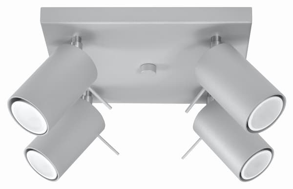 Kattovalaisin RING 4 Harmaa Sollux Lighting SL.0452