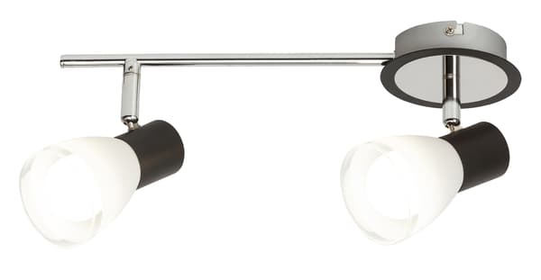 Loftspot sort / hvid E14 2x40W Ati 5977 Rabalux