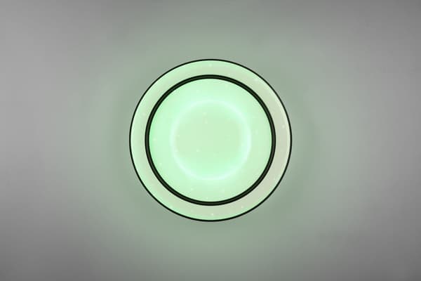 Plafon loftlampe moderne indbygget LED ARCO sort RL R65091032
