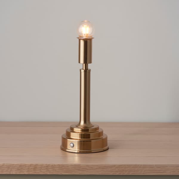 Bordlampefod trådløs touch messing trinvis LED-base 1.5W UPTON Endon