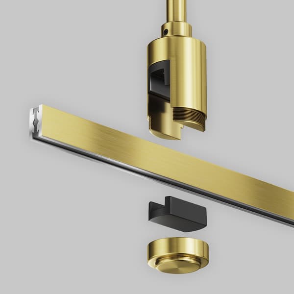 Enkel takmontering 35 cm mässing FLARITY Maytoni Technical