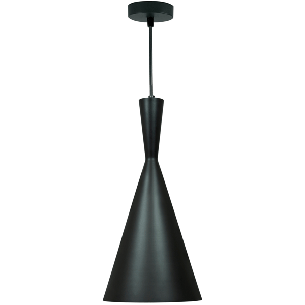 Pendellampe sort-guld E27 MODERN 305466 Polux
