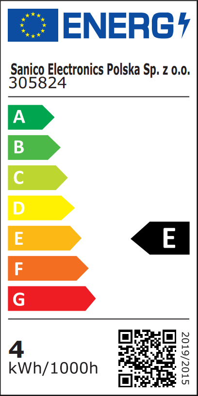 LED-filamenttilamppu A60 E27 450lm Platinum 305824 Polux