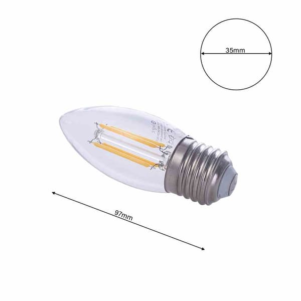 LED-lamppu 4W E27 lämmin 2700K Eko-light EKZF003