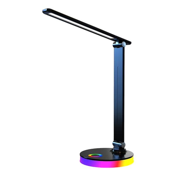 Bordlampe moderne sort touchpanel RGB variabel farve LED 5W BRUNO Milagro