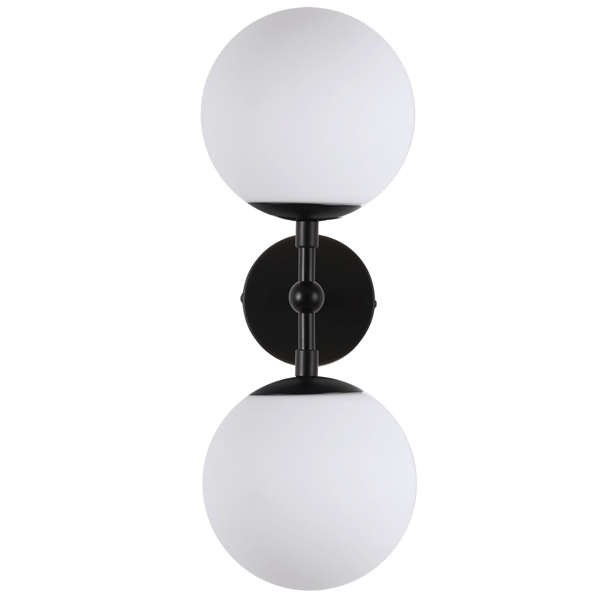 Væglampe Dorado 2xE14 sort LP-002/2W BK Light Prestige