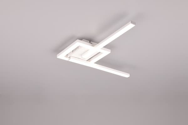 Loftlampe geometrisk lineær hvid VIALE LED 17W RL