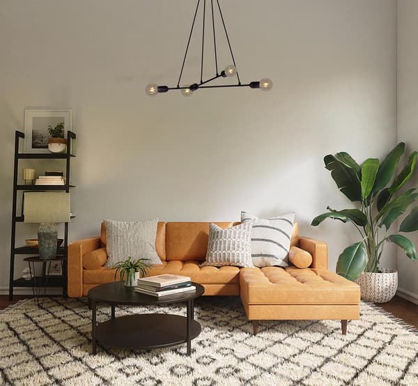 Minimalistisk sort E27 Kaja SITYA K-4380 lysekrone