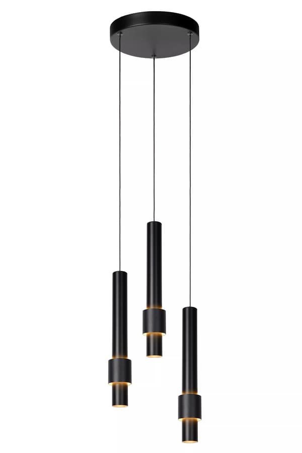 Pendellampe sorte rør MARGARY LED 4.3W Lucide