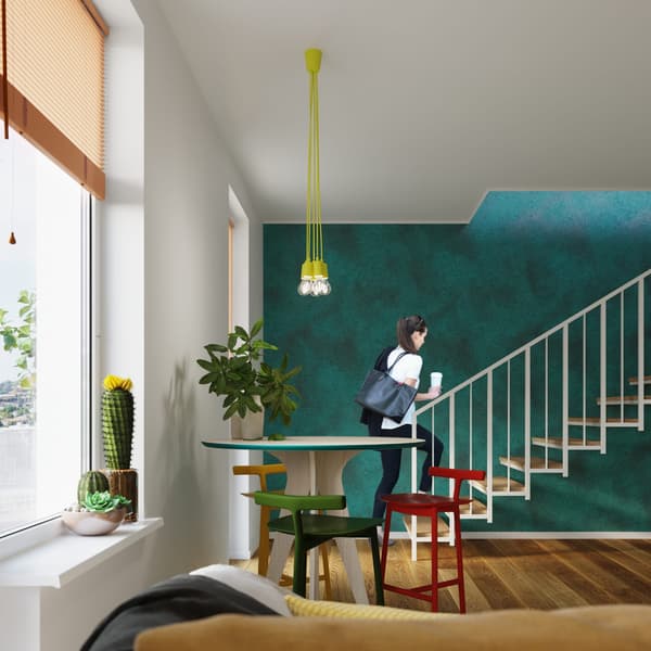 DIEGO 1 gul pendellampe Sollux Lighting SL.0578
