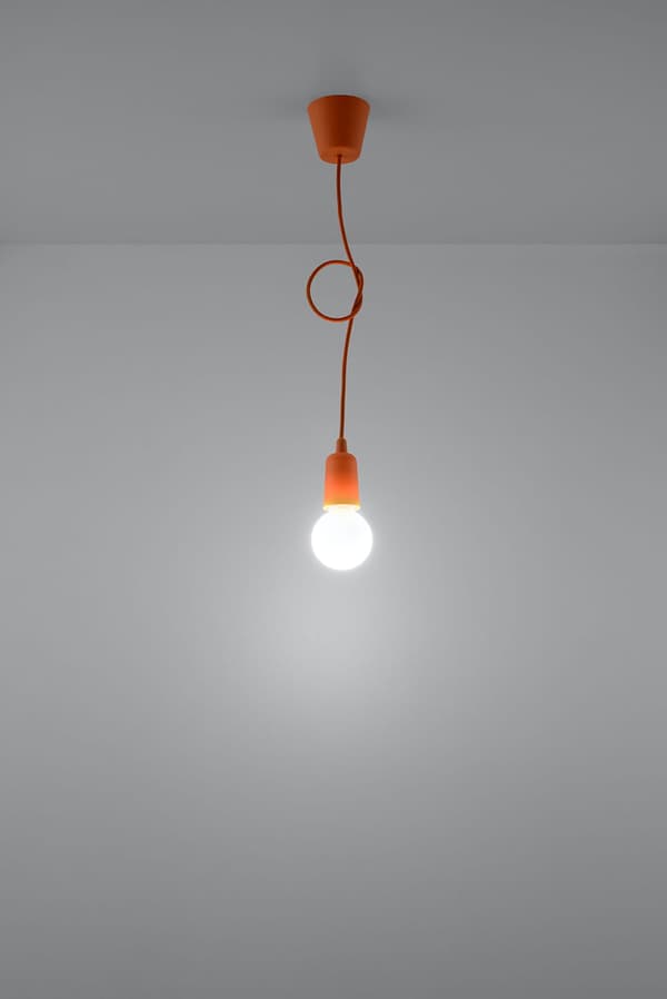 DIEGO 1 pendel, orange Sollux Lighting SL.0584