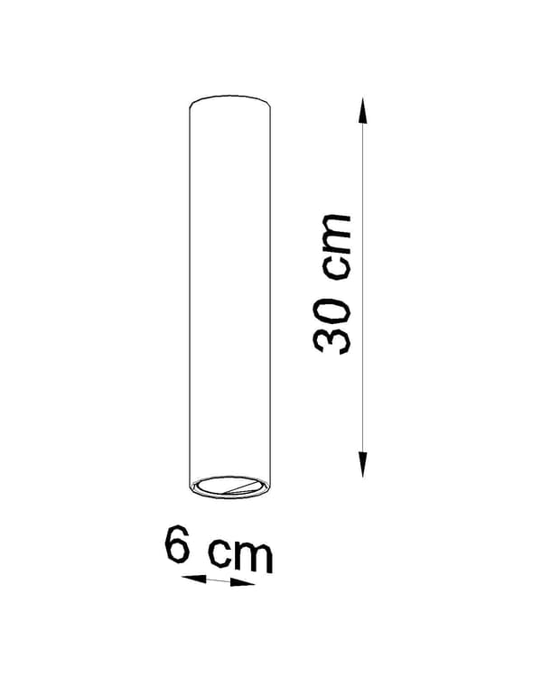 Spot LAGOS Svart Sollux Lighting SL.0436